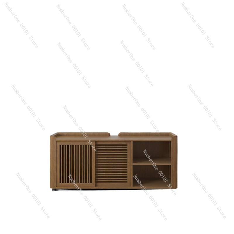 Credenza Office Storage - Şık Ofis Yönetici Masası Yan Dolabı