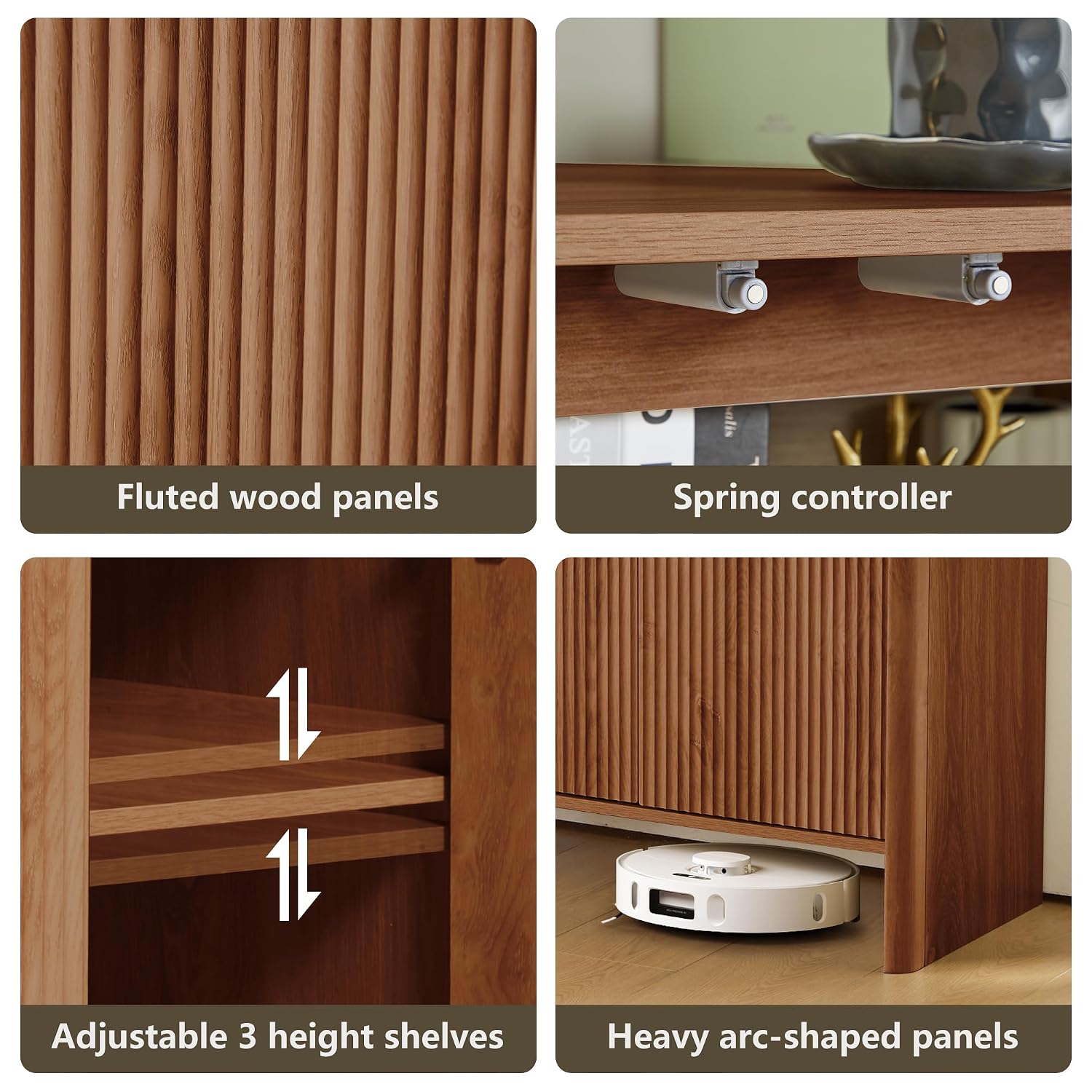 Ceviz Ağacından Üretilmiş Büfe - Credenza Office Storage incelemesi ve fiyatı