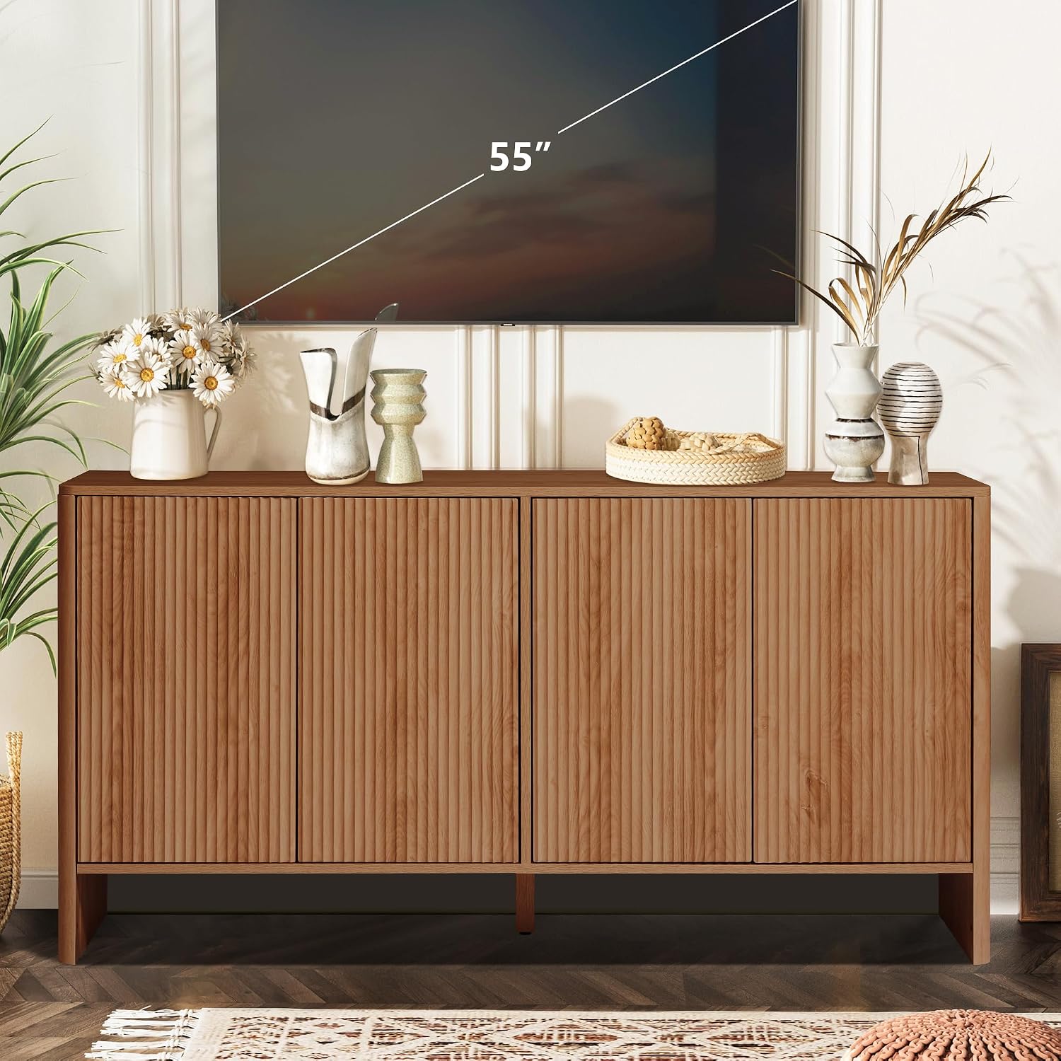 Ceviz Ağacından Üretilmiş Büfe - Credenza Office Storage incelemesi ve fiyatı