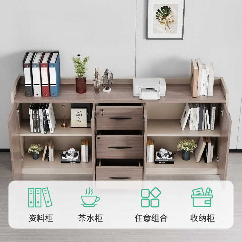 F*-Modern Ahşap Alçak Ofis Dep - Credenza Office Storage incelemesi ve fiyatı
