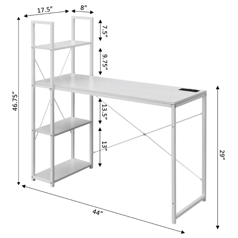 Raflı Çalışma İstasyonu, Ofis  - Office Furniture Com incelemesi ve fiyatı