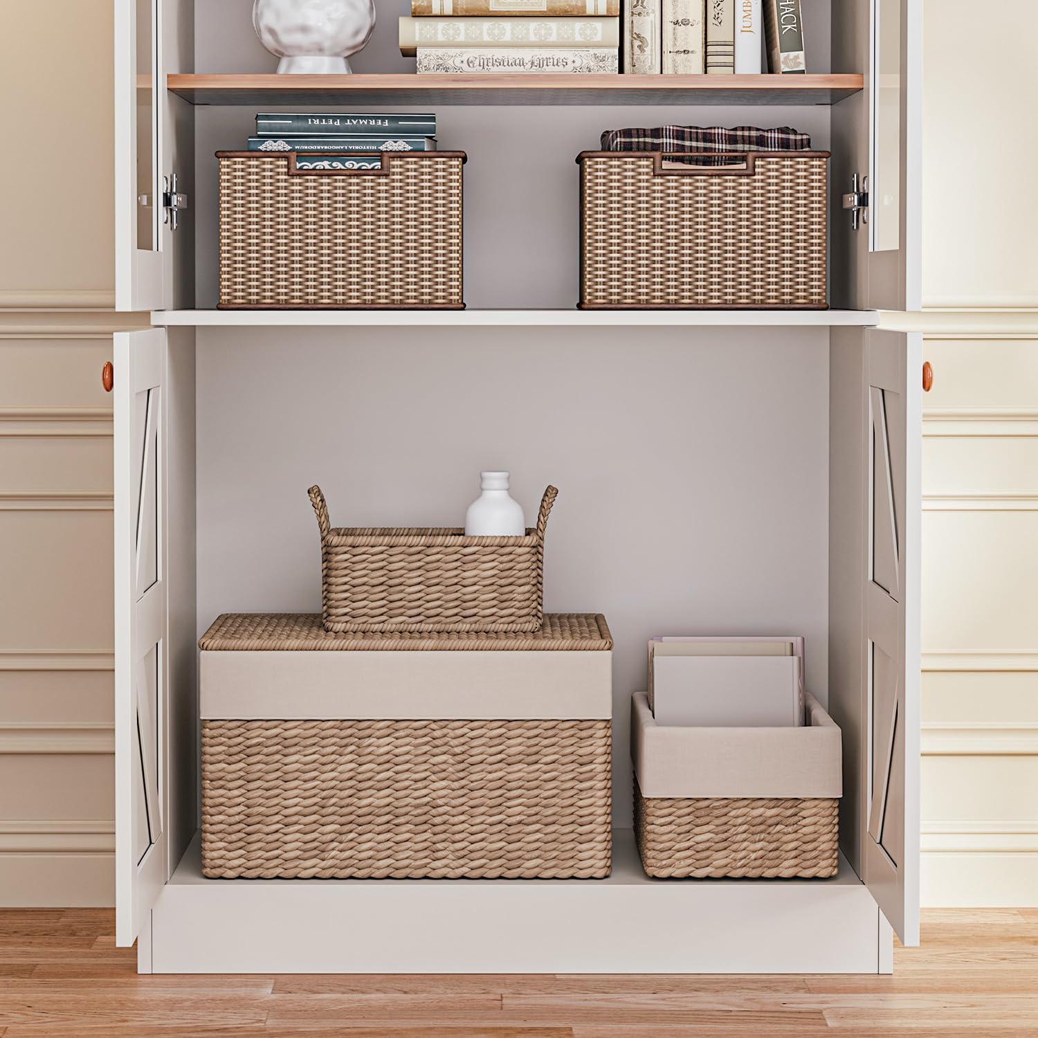 Uzun Çiftlik Evi Tarzı Kitaplı - Credenza Office Storage incelemesi ve fiyatı